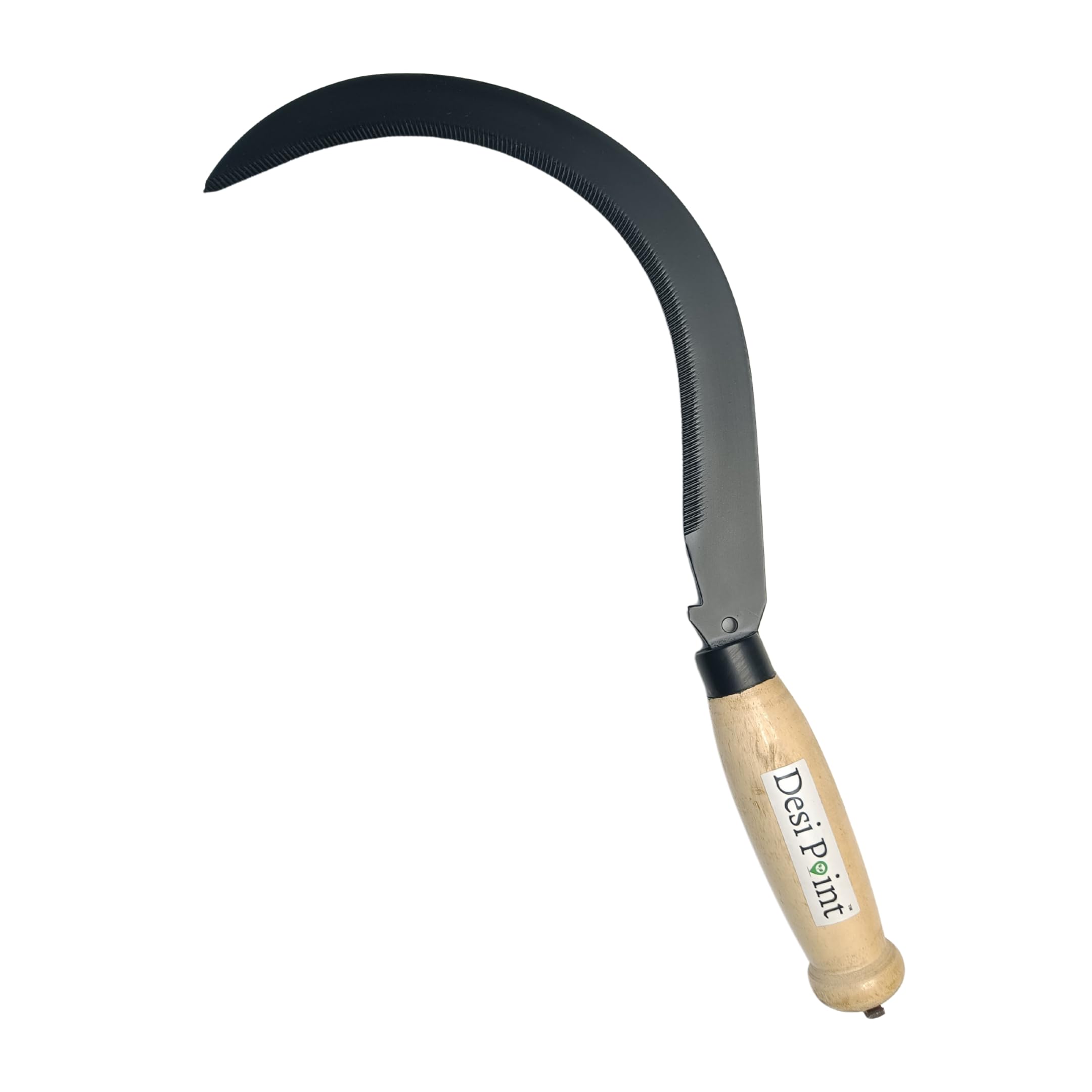 Curved Pruning Saw / Sickle with Wooden Handle
