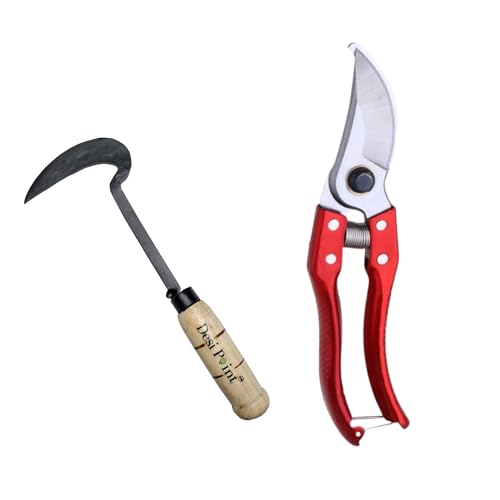 Khurpi & Heavy-Duty Gardening Scissor Combo